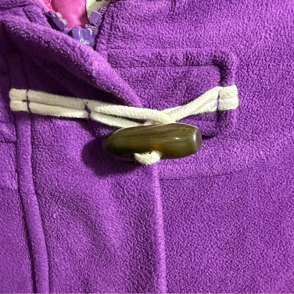 Old Navy Y2K Kids Purple Toggle Fleece Coat Size XL (14)